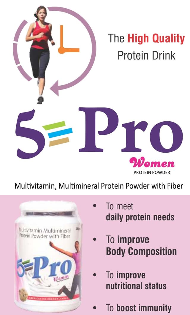 5 Pro Women Protein Powder