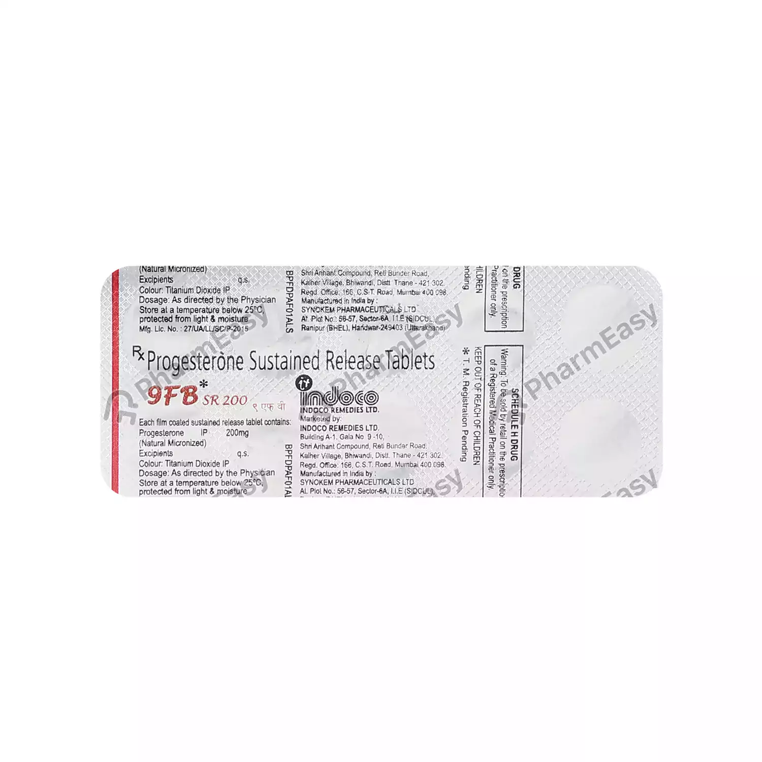 9 FB SR 200MG TAB