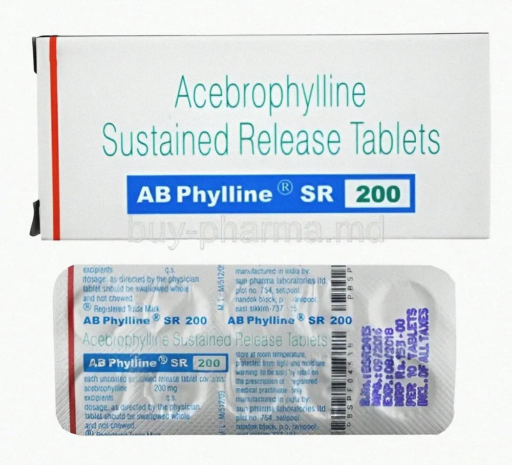 A B PHYLLINE SR 200MG TAB