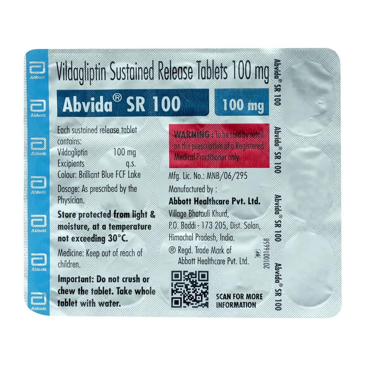ABVIDA SR 100 TAB