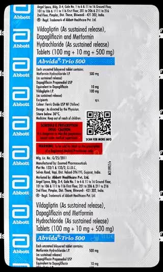 ABVIDA TRIO 500 TAB