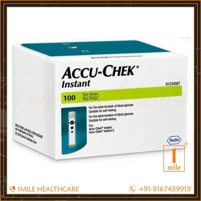 Accu Chek Instant Blood Glucose Strip
