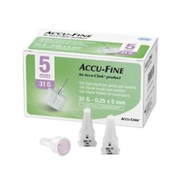ACCUFINE PEN NEEDLES 31G*5