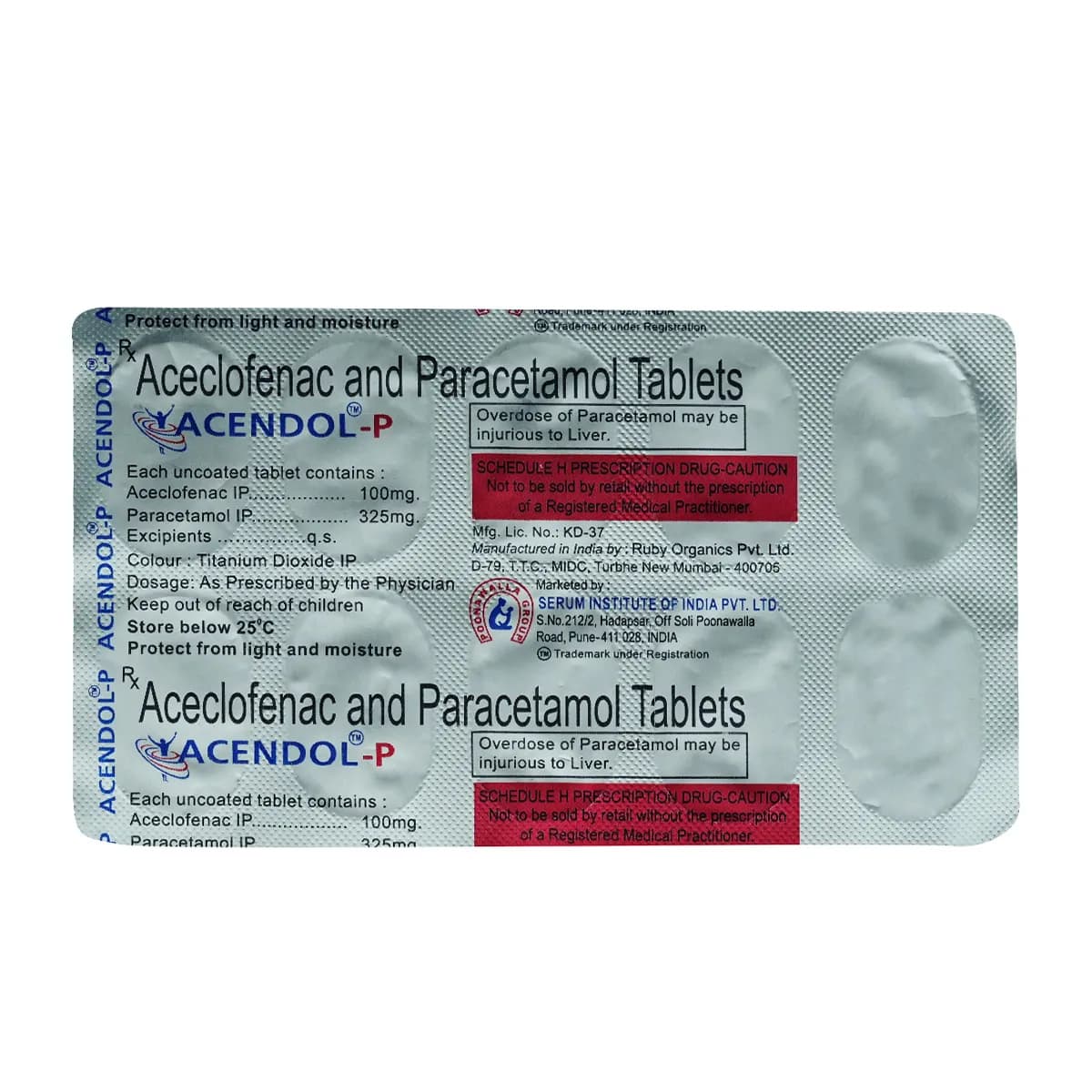 ACENDOL P TAB