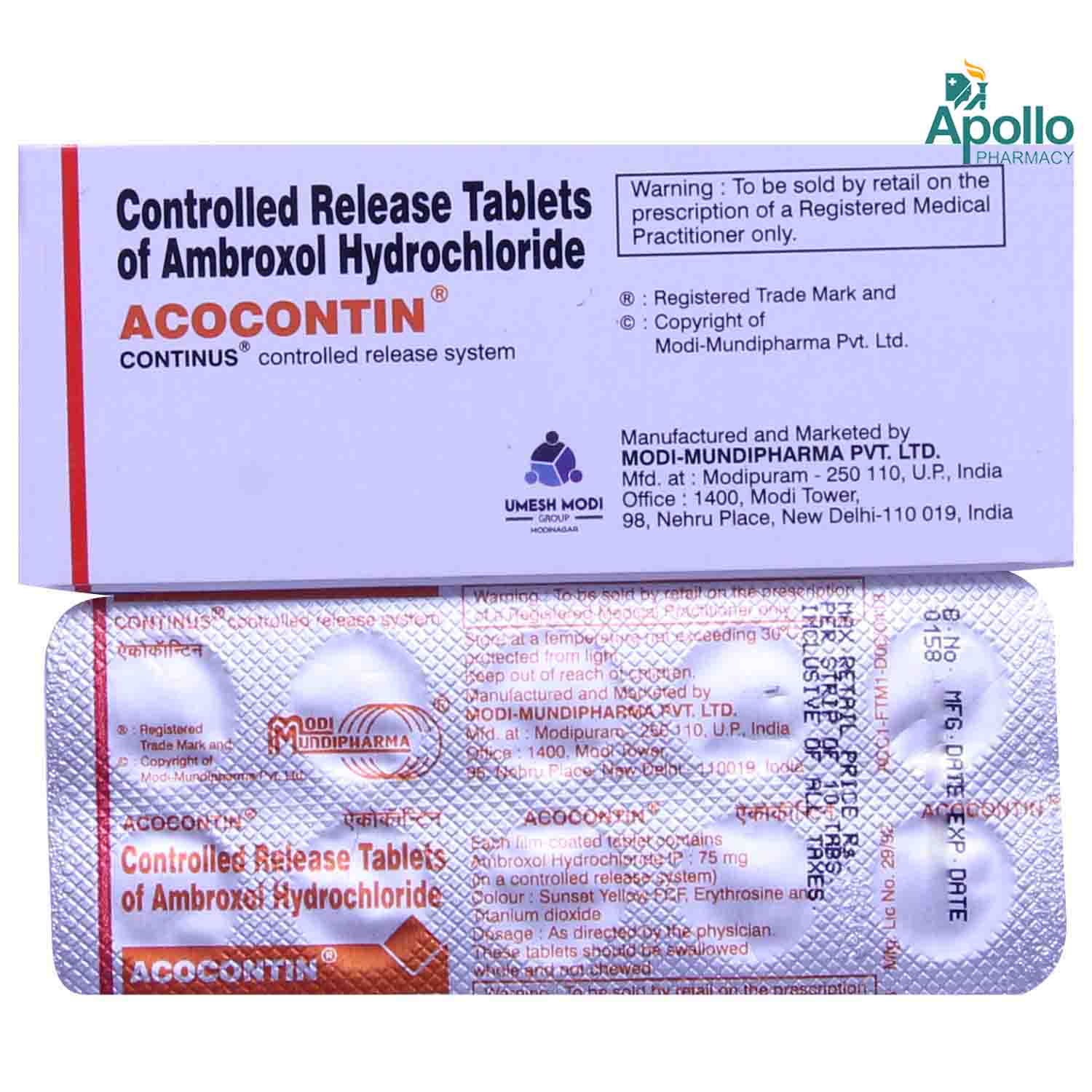 ACOCONTIN TAB