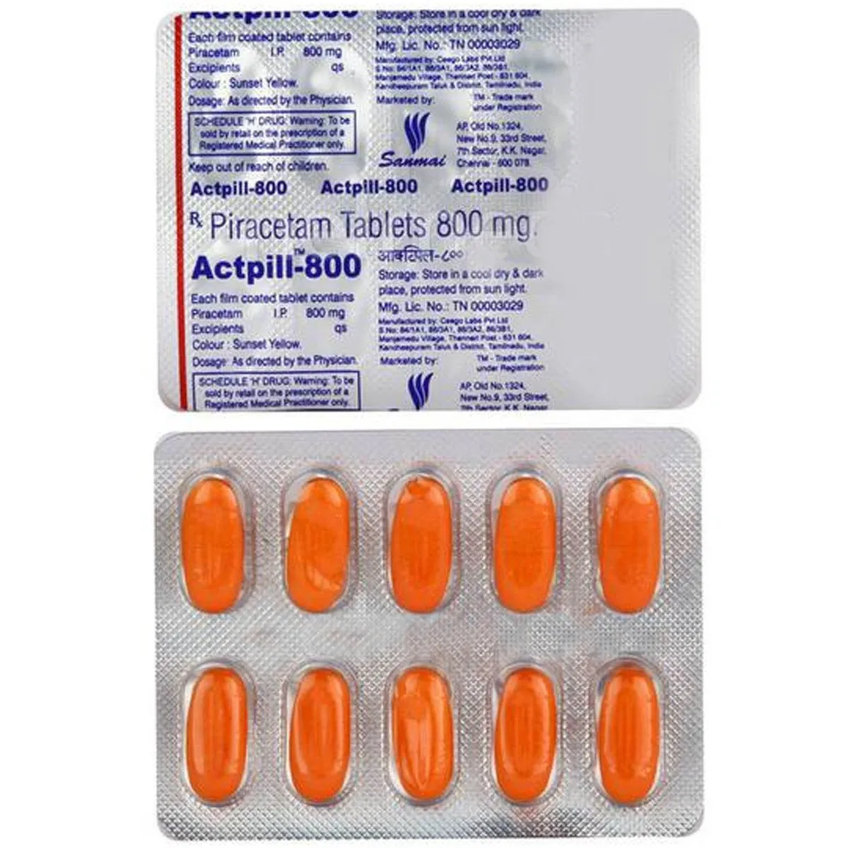 ACTPILL 800MG TAB