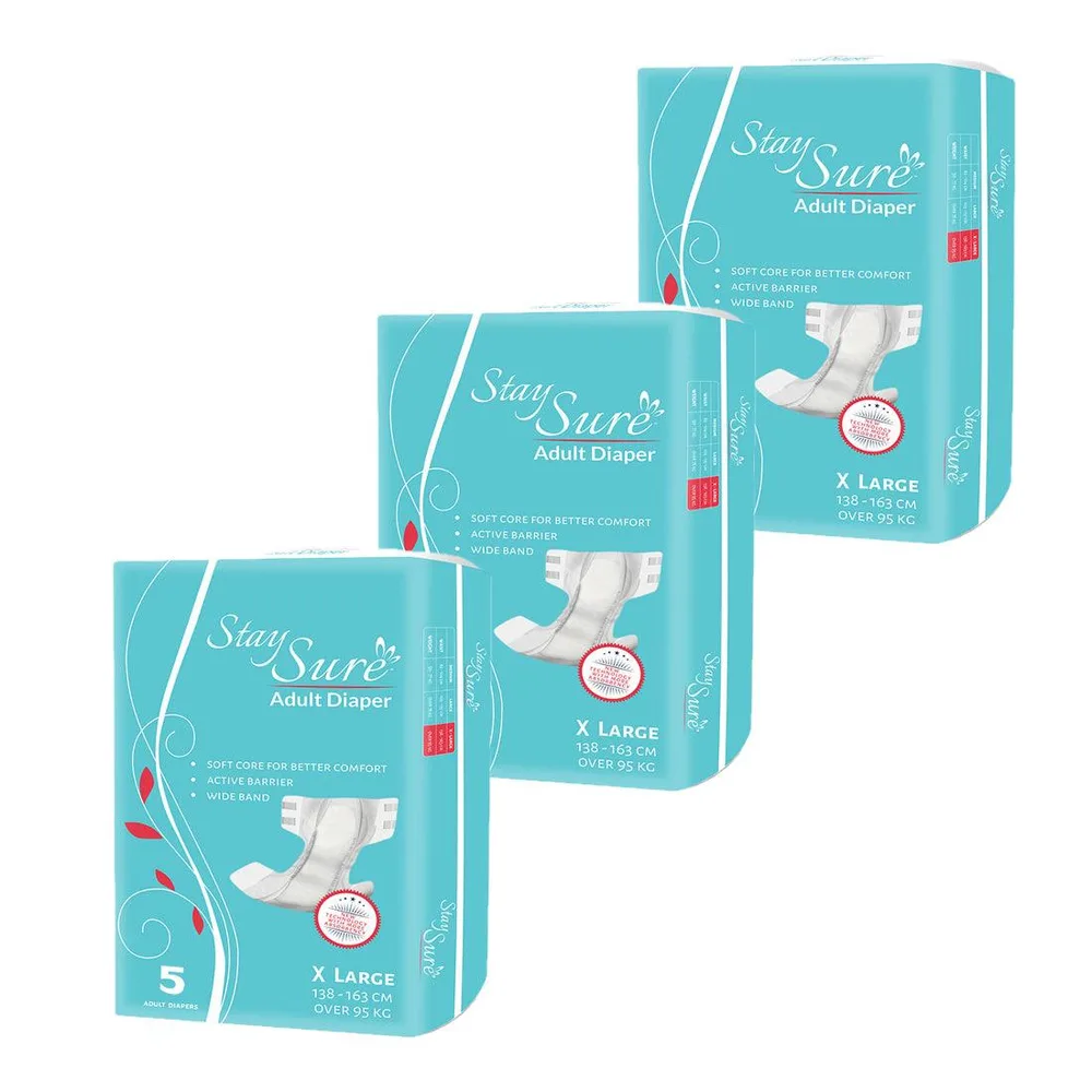 Staysure Adult Diaper, Size XL