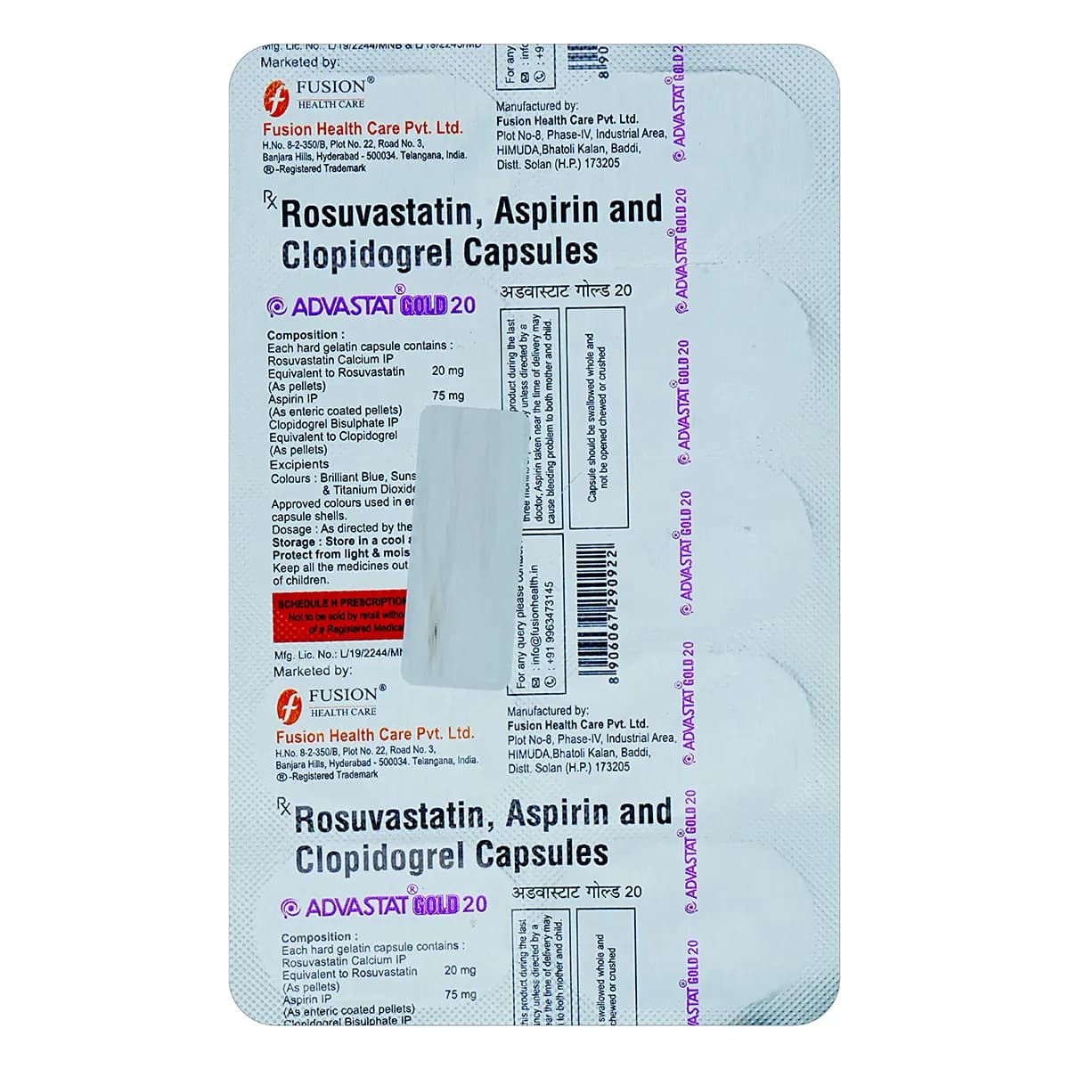 ADVASTAT CV 20 CAP