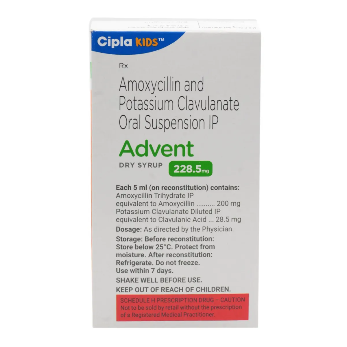 ADVENT 228.5MG SYRUP