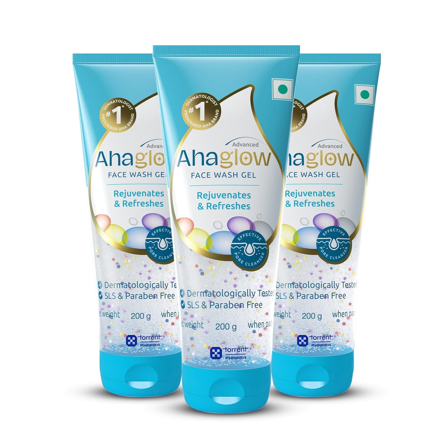 AHA GLOW ADVAN FACE WASH.