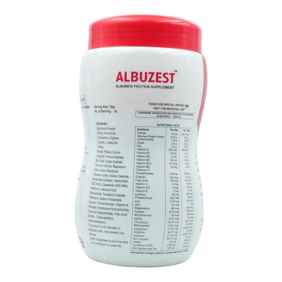 ALBUZEST VANILLA POWDER