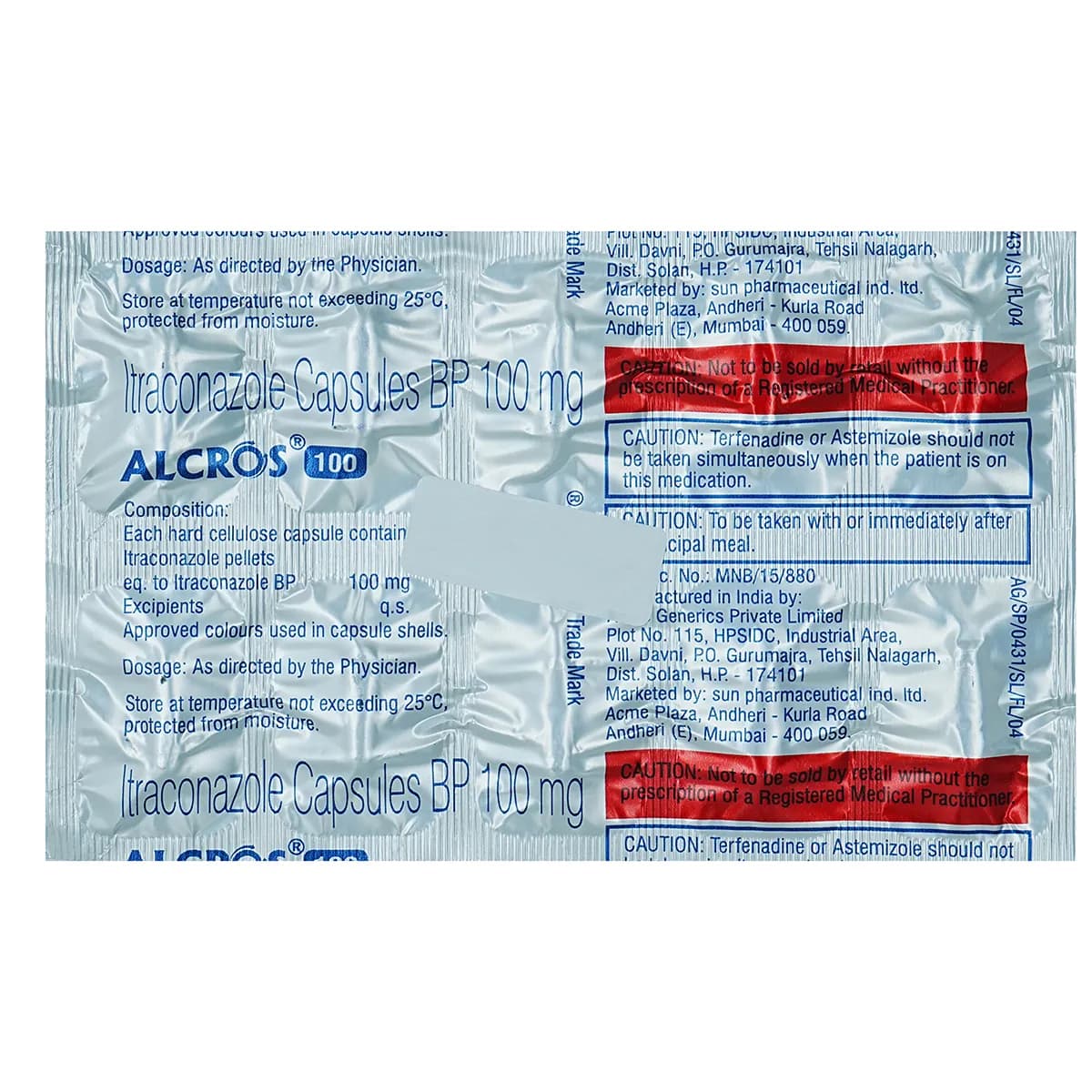 ALCROS 100MG