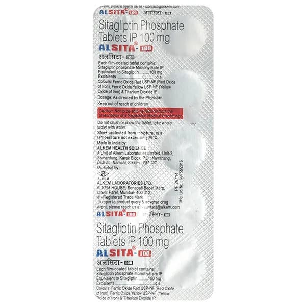 ALSITA 100MG TAB