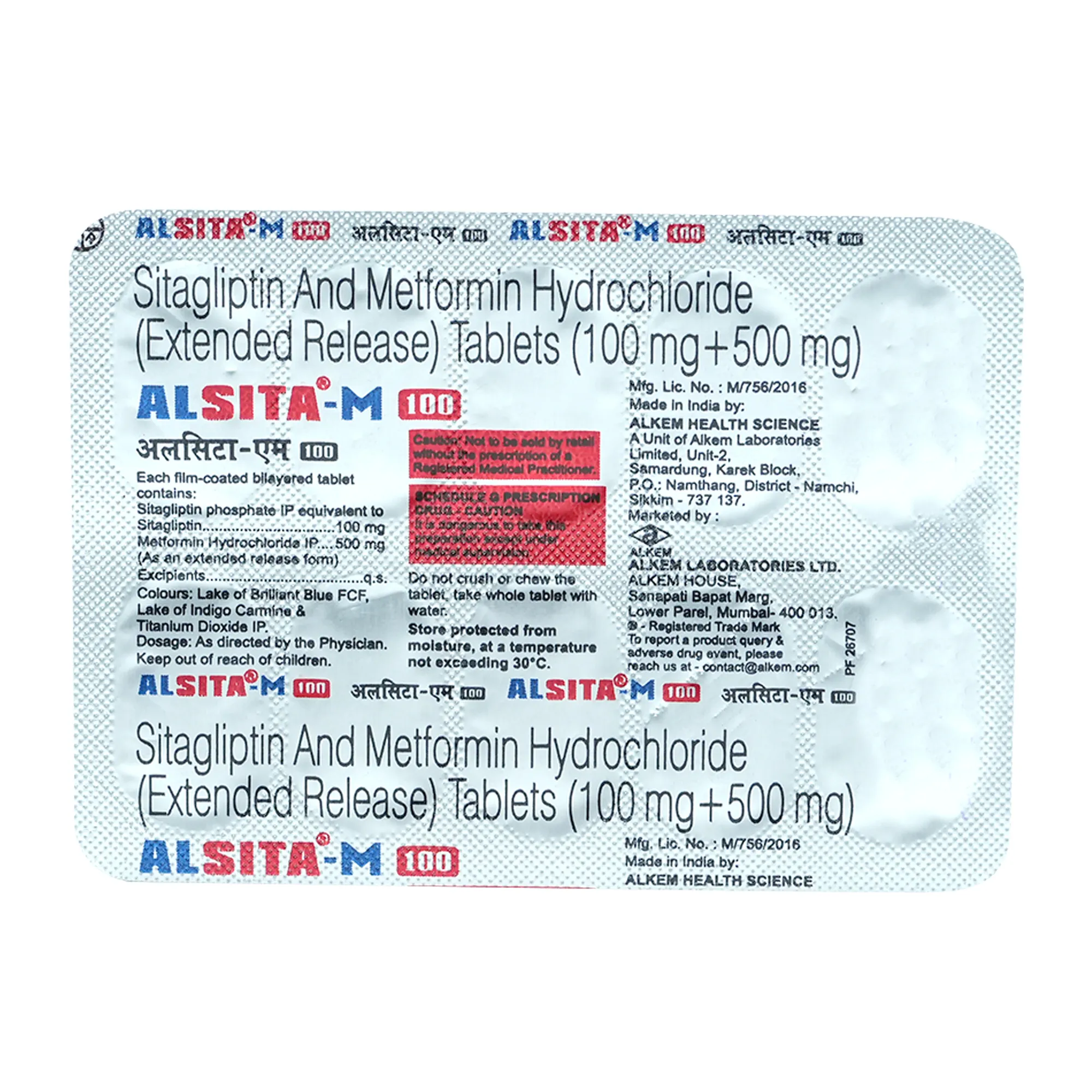 ALSITA M 100 TAB
