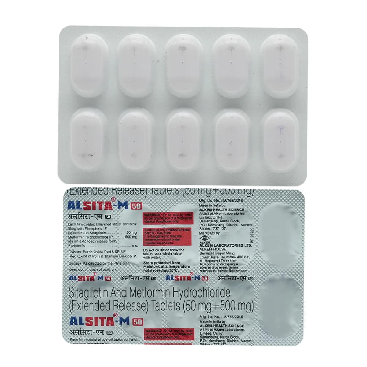 ALSITA M 50 TAB