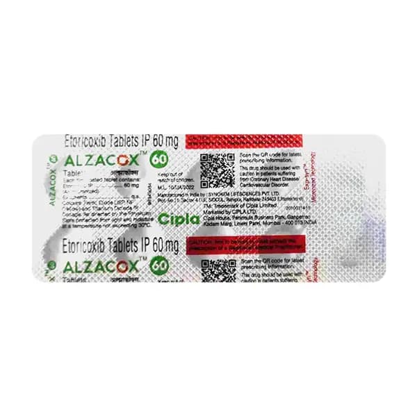 ALZACOX 60MG TAB