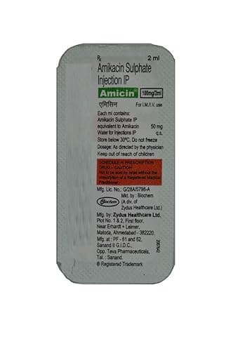 AMICIN 100MG INJ VIAL