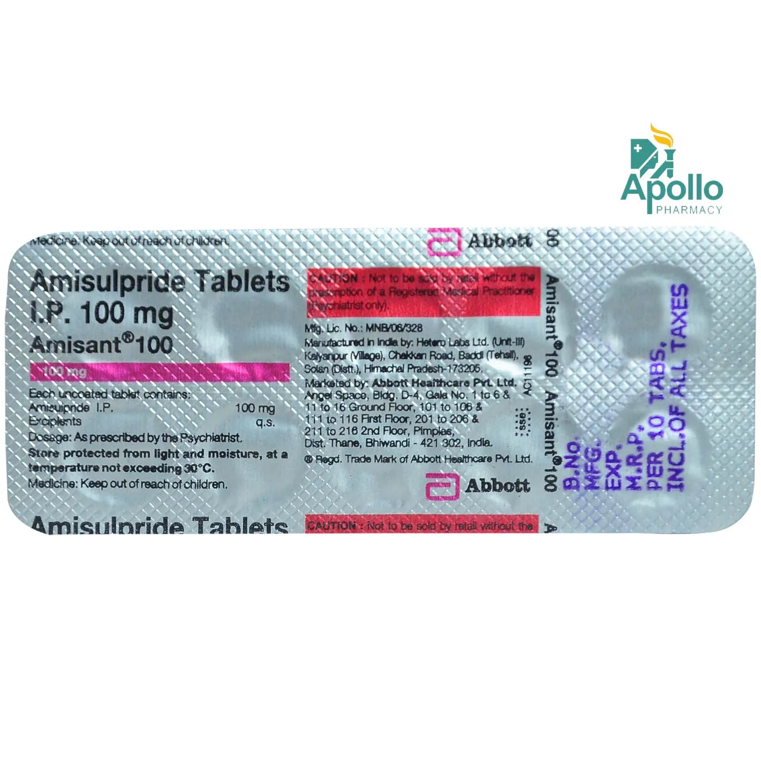 AMISANT 100MG