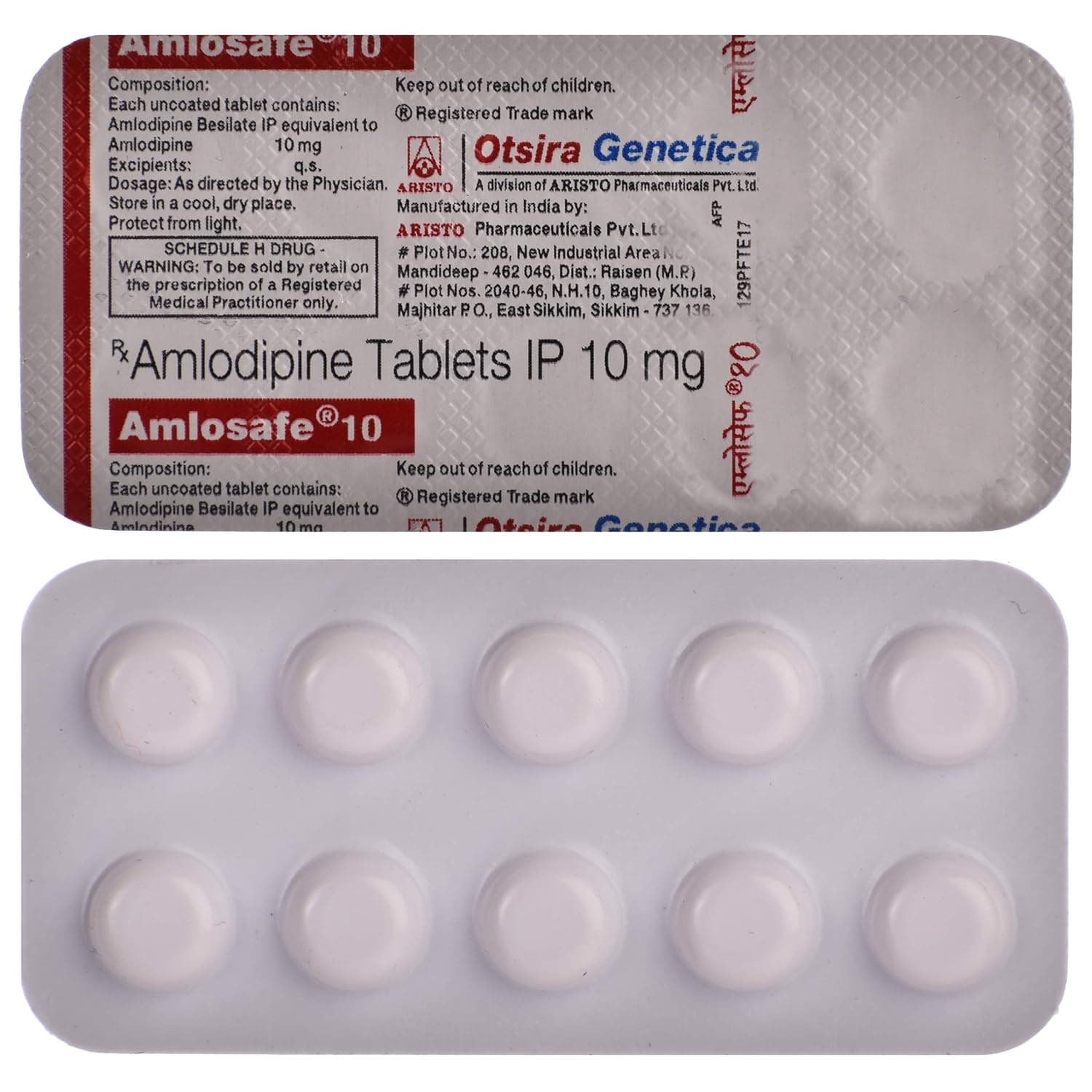 AMLOSAFE 10MG TAB