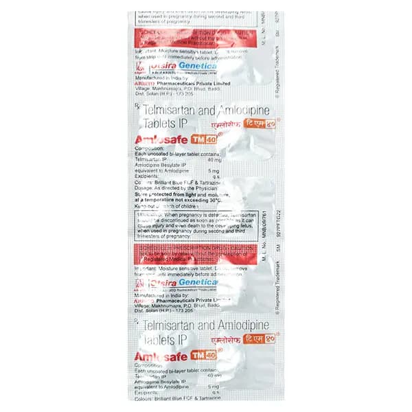 AMLOSAFE TM 40MG TAB