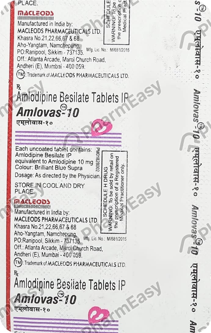 AMLOVAS 10MG