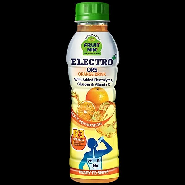 AMRUTANJAN ELECTRO + ORS ORANGE DRINK