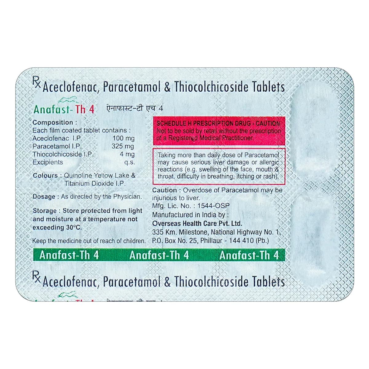 ANAFAST-TH 4 TAB