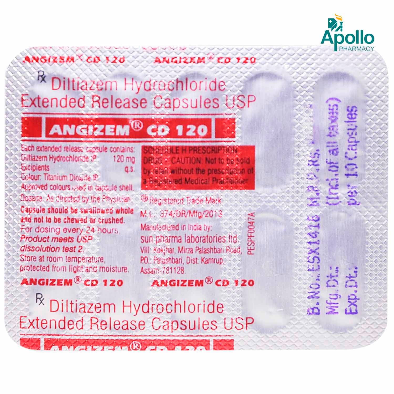 ANGIZEM-CD 120MG