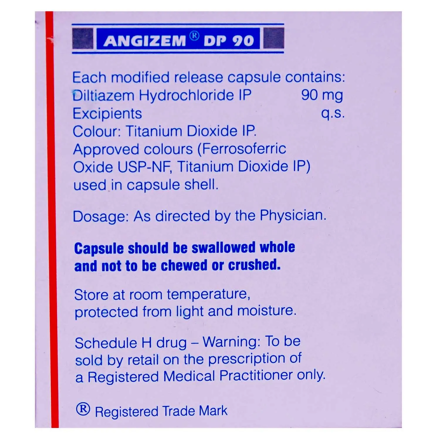 ANGIZEM DP 90MG CAP