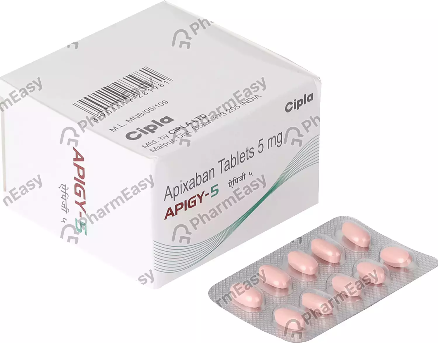 APIGY 5MG TAB