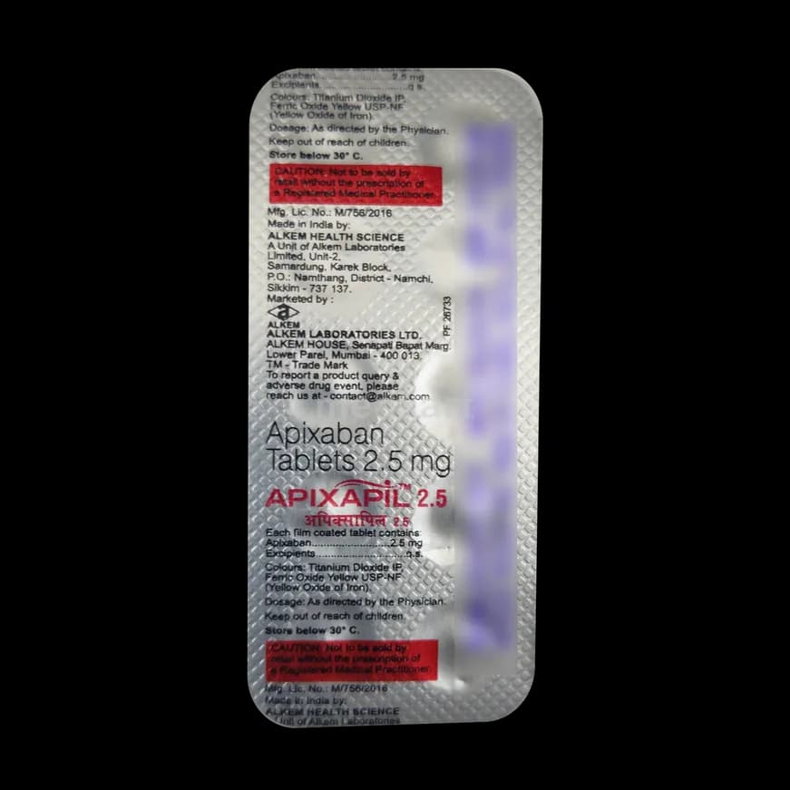 APIXAPIL 2.5MG TAB