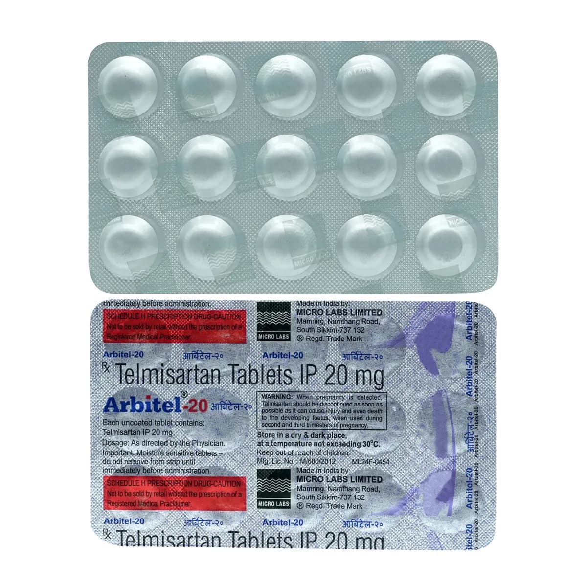 ARBITEL 20MG TAB