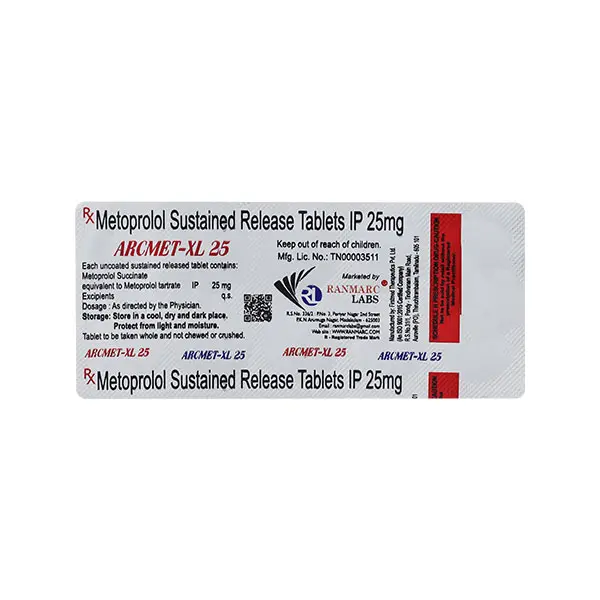 ARCMET XL 25MG TAB