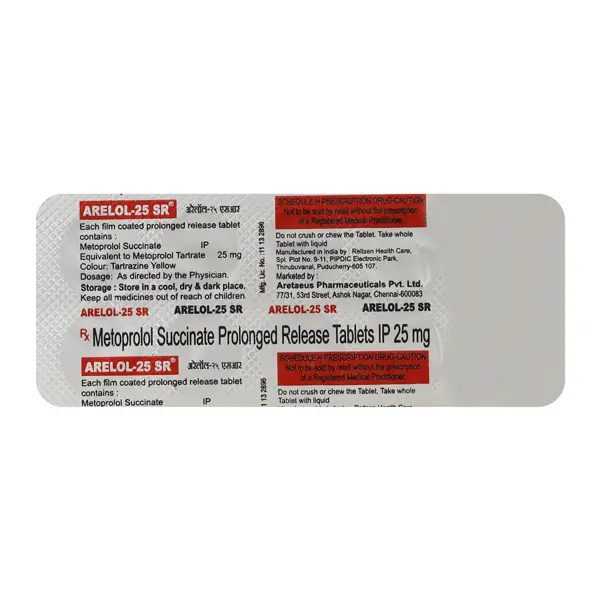 Arelol 25MG SR Tab