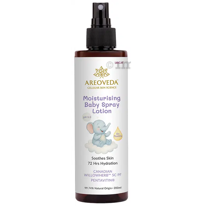 AREOVEDA MOISTURISING BABY SPRAY LOTION