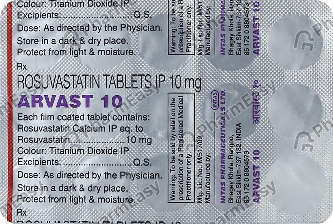 ARVAST EZ 10MG TAB