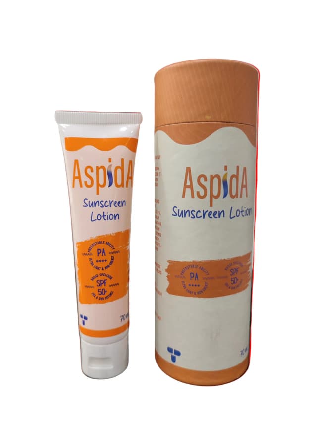 Aspida SPF50+ Sunscreen Lotion