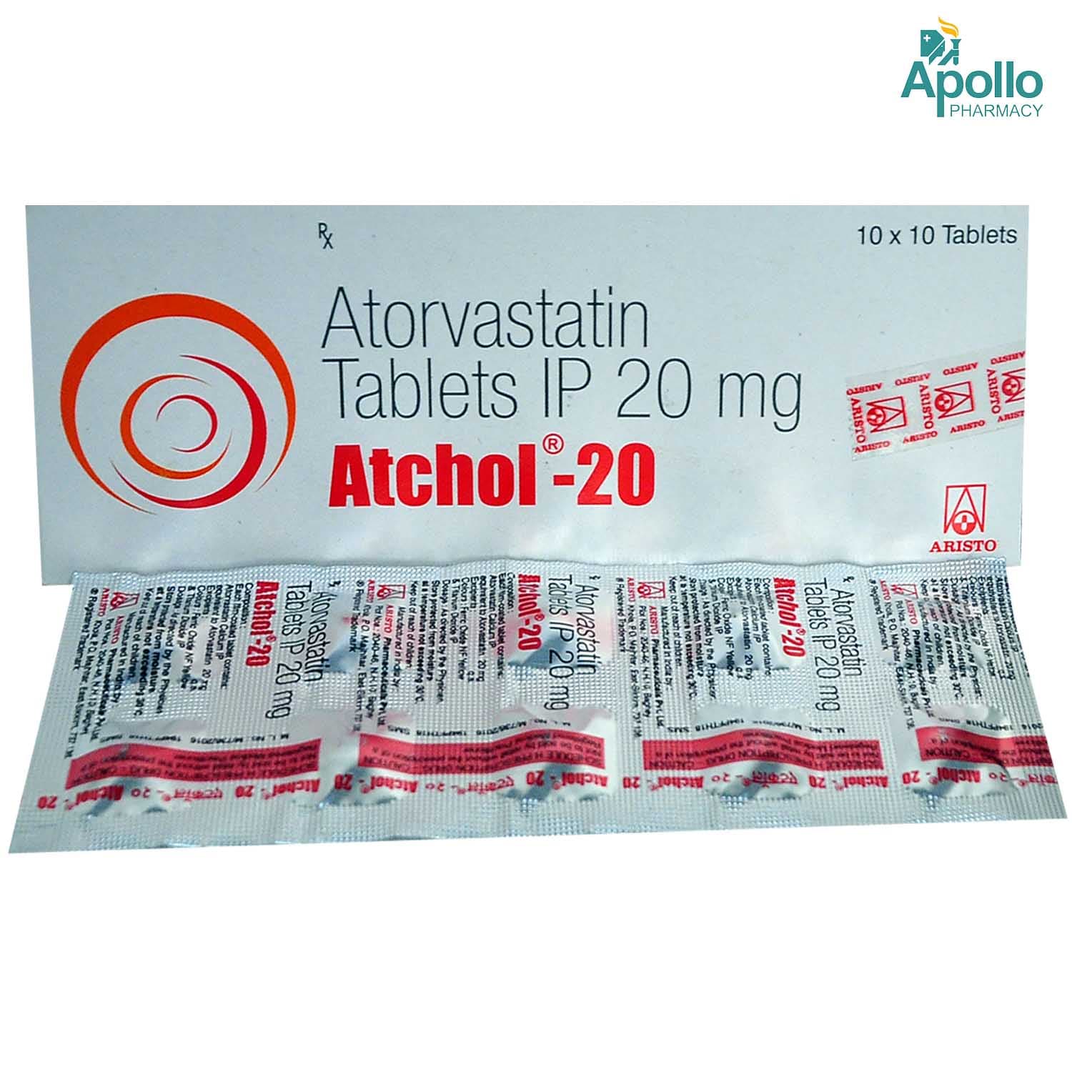 ATCHOL 20MG TAB