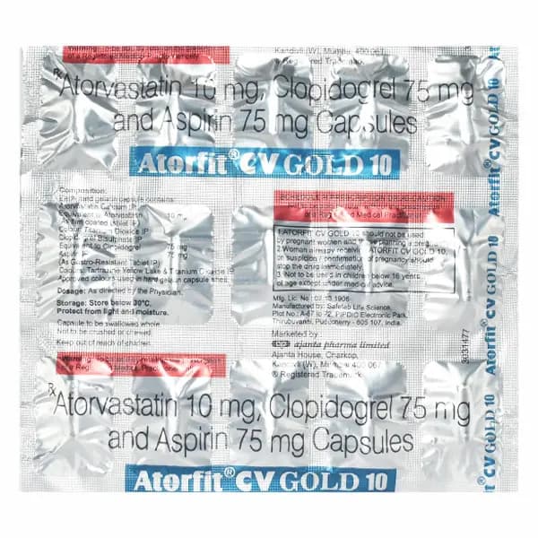 ATORFIT CV GOLD 10/75/75MG