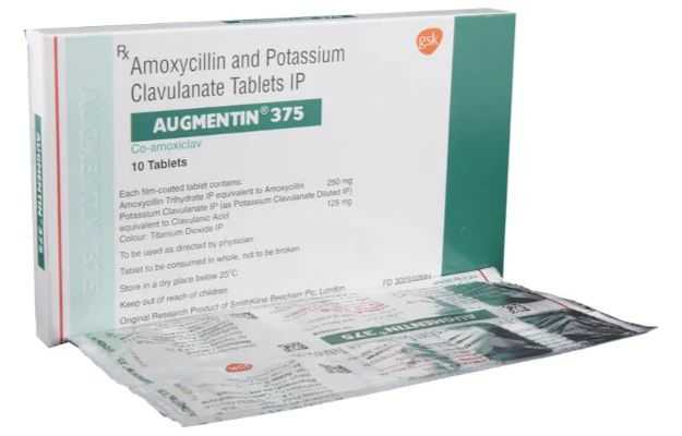 Augmentin Duo 375mg Tablet