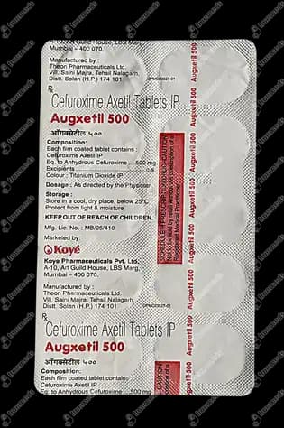 AUGXETIL 500MG TAB