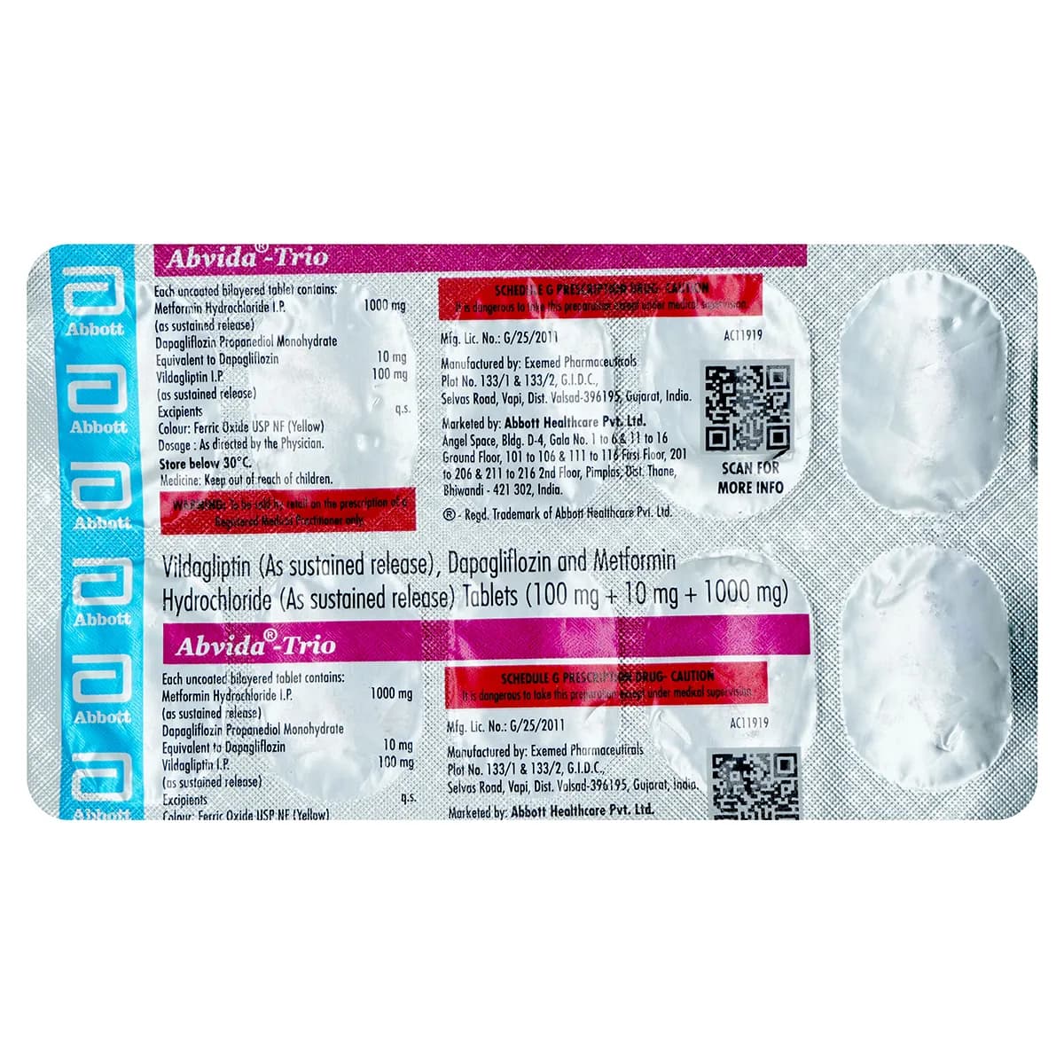 AUROGLYDE-1/1000MG TAB