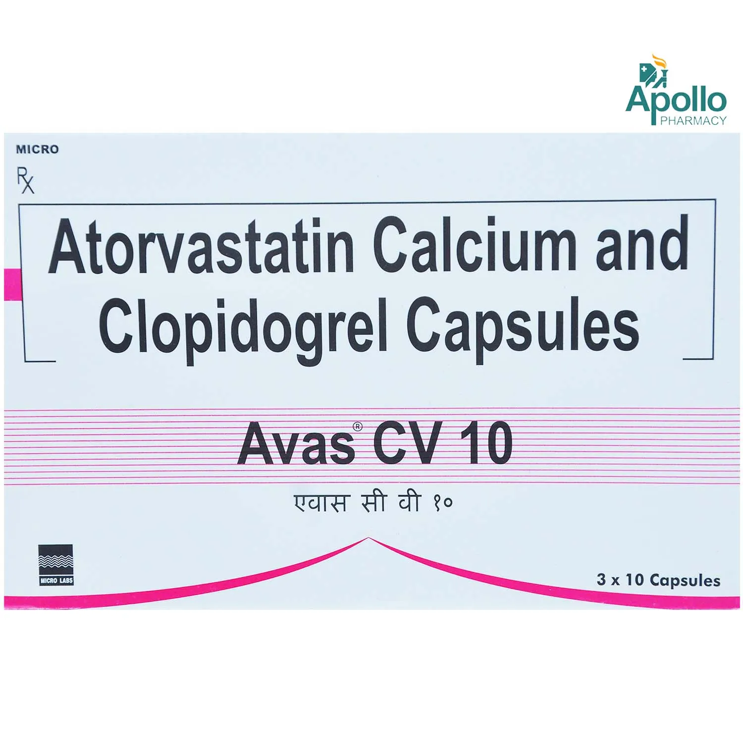 AVAS CV 10MG TAB