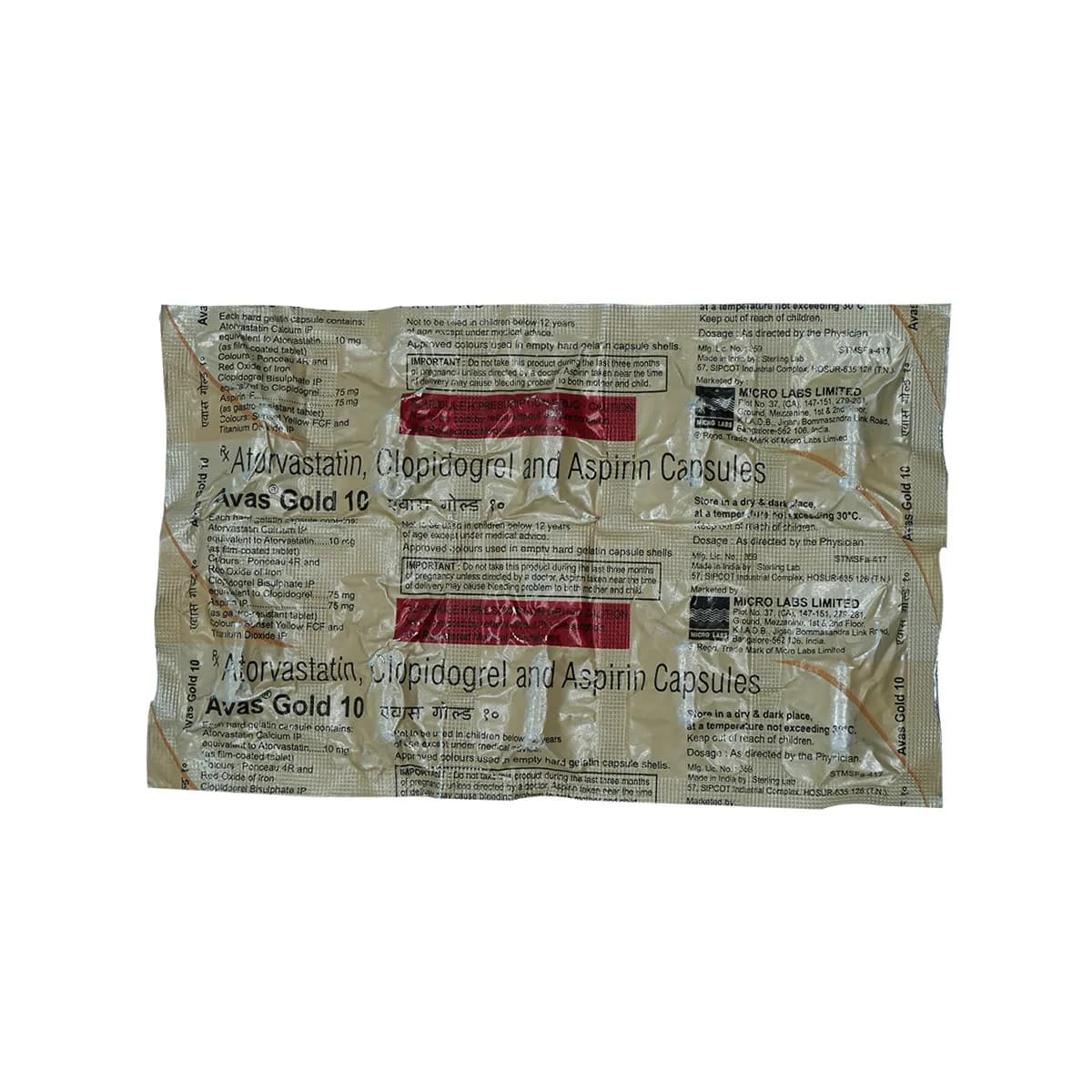 AVAS GOLD 10 CAP