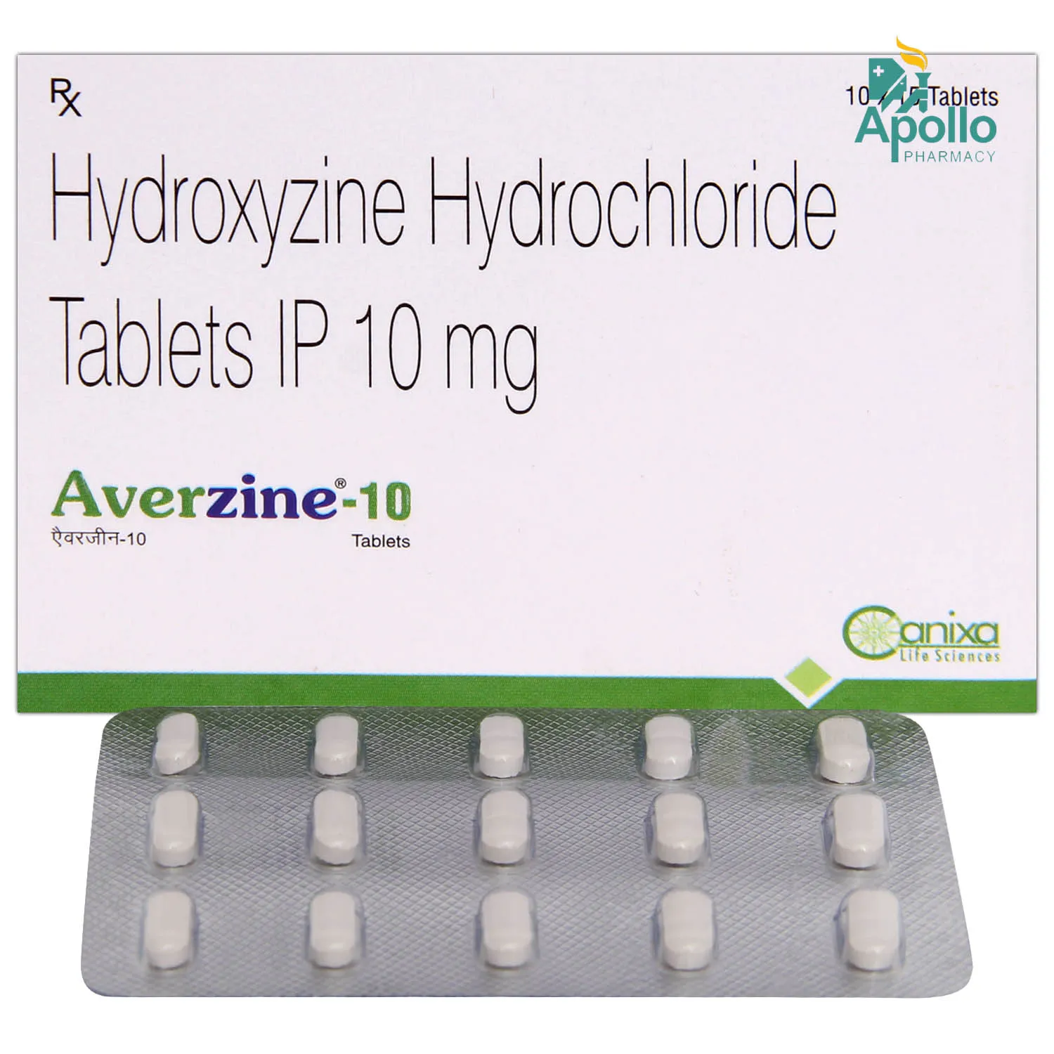 AVERZINE 10MG TAB