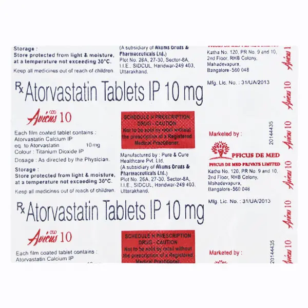 Avicus 10MG Tab