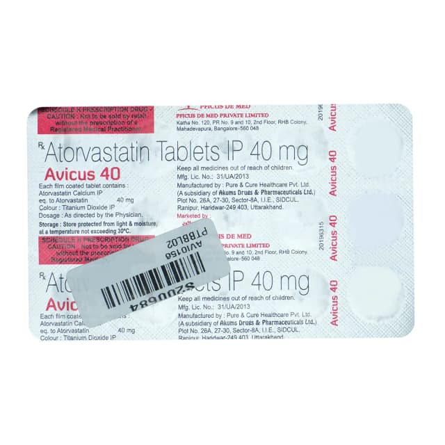Avicus 40MG Tab