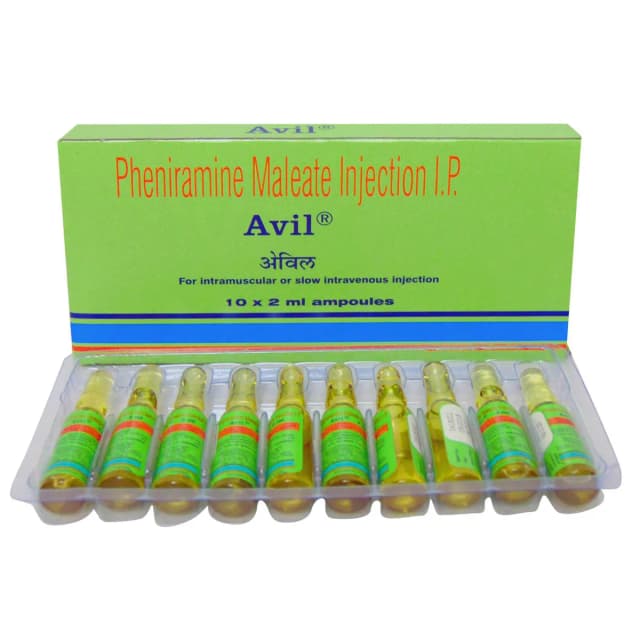 Avil Injection (10 Ampoule X 2 Ml)