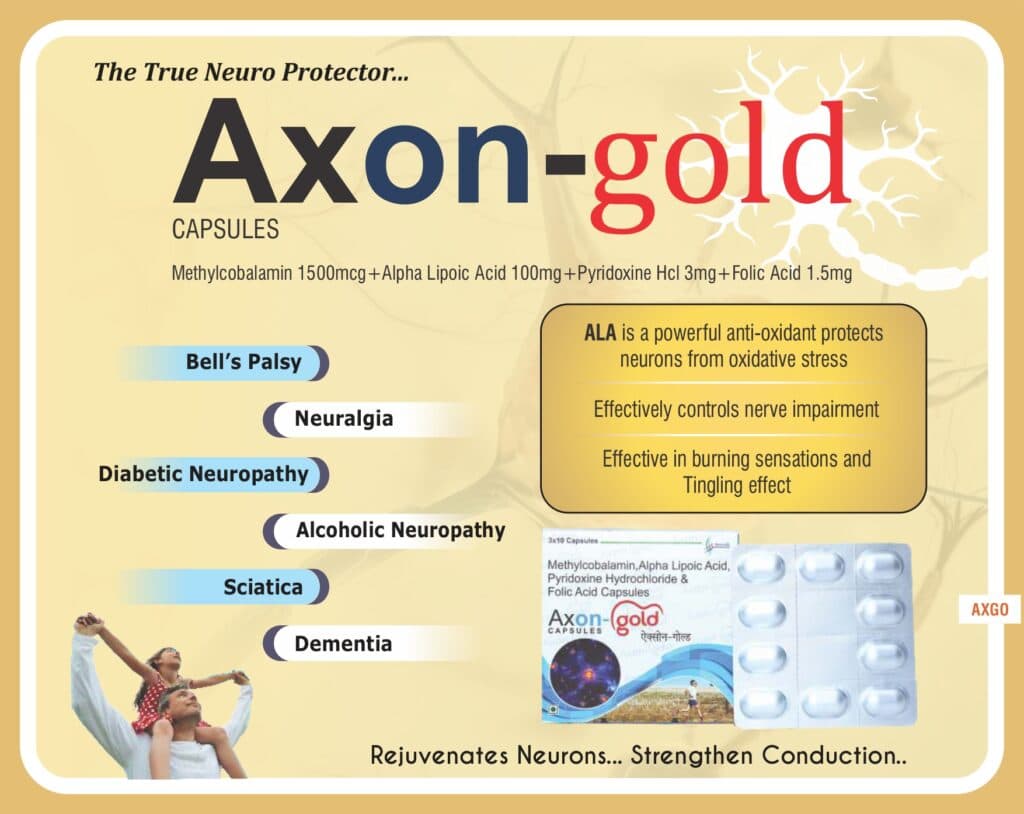 AXON-GOLD CAP