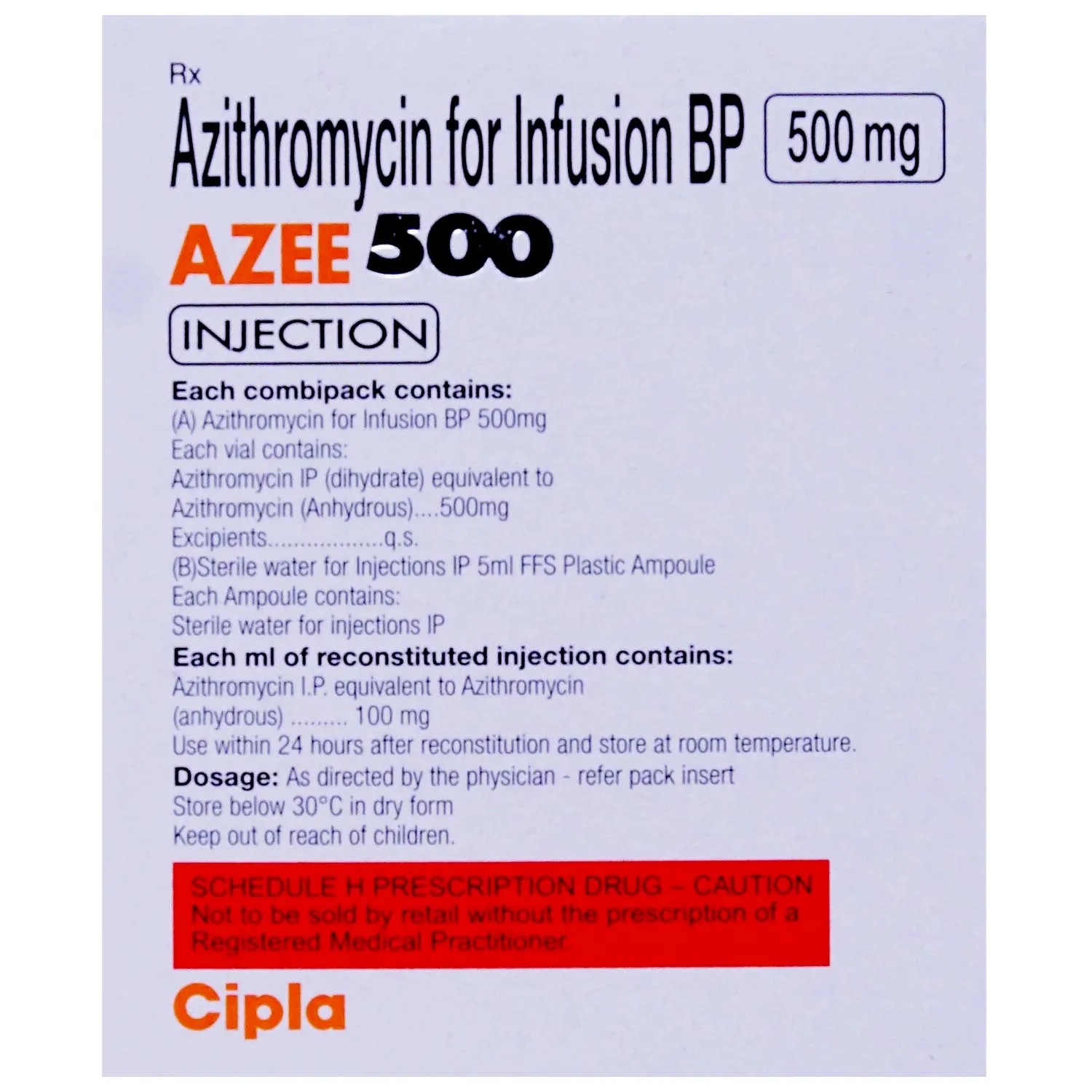 Azee 500 Inj
